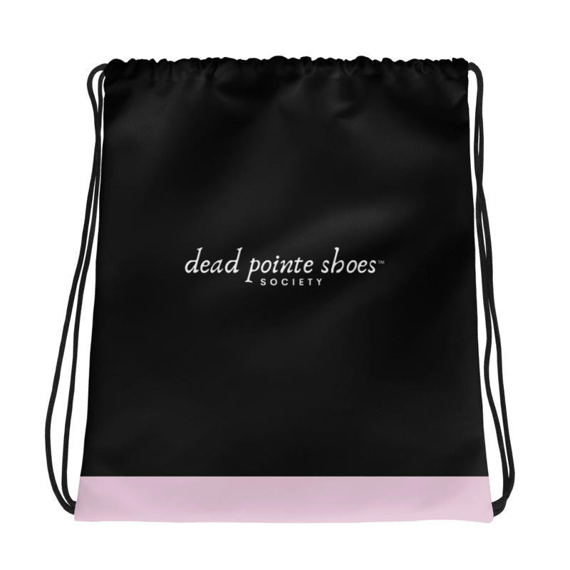 Pas de Chat Drawstring Bag (Prima Pink)