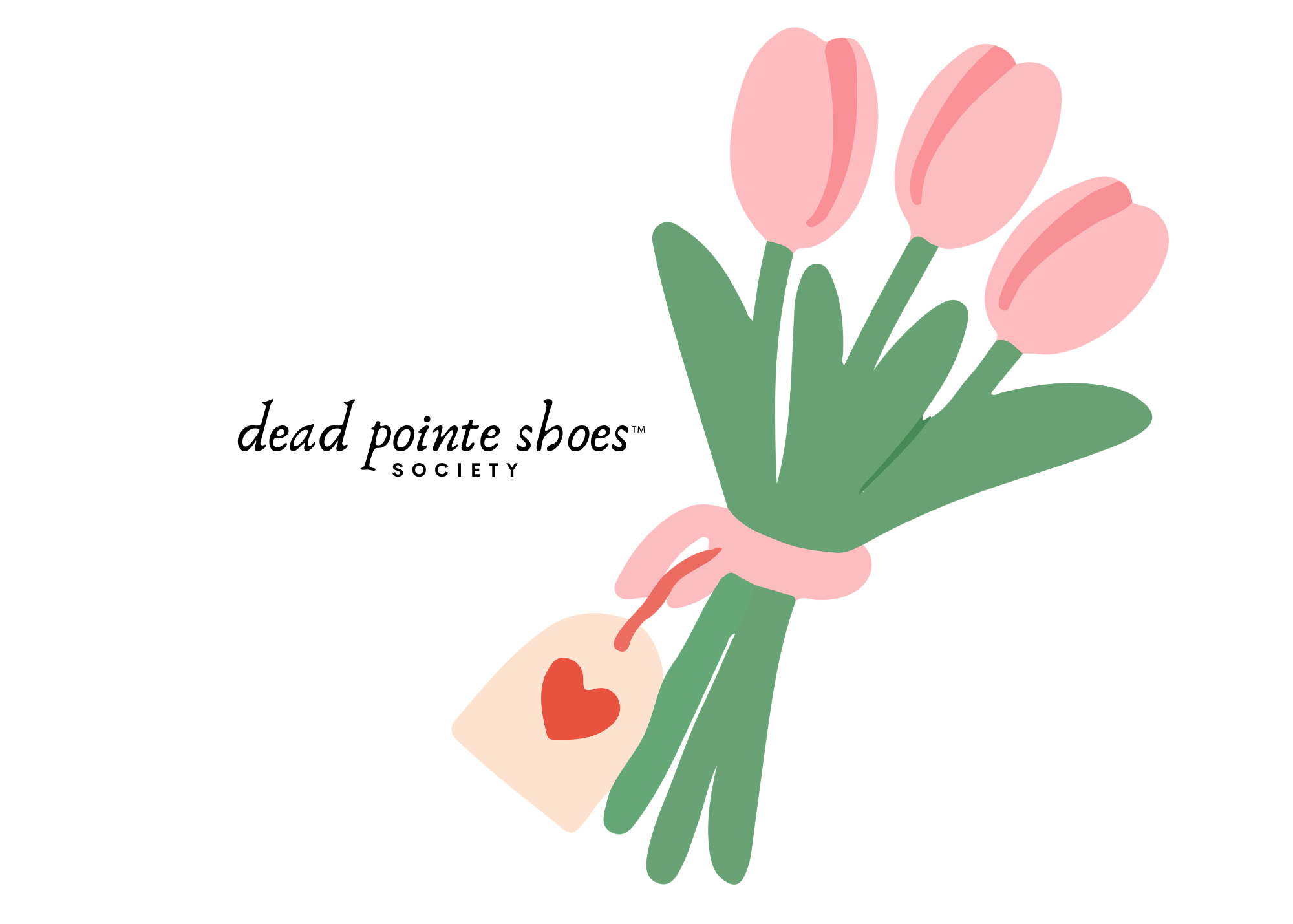Dead Pointe Shoes Society eGiftcard (Tulip Bouquet)